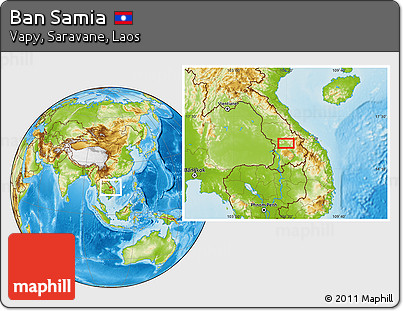 Physical Location Map of Ban Samia