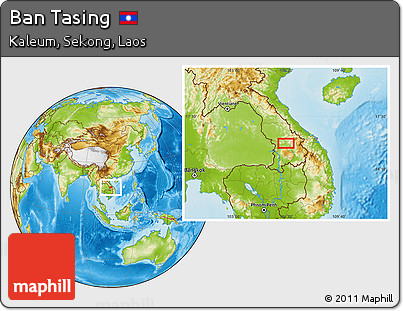 Physical Location Map of Ban Tasing
