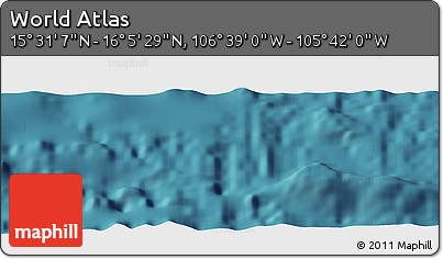 Satellite Panoramic Map of the Area around 15° 48' 18" N, 106° 10' 30" W