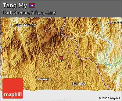 Physical 3D Map of Tang My