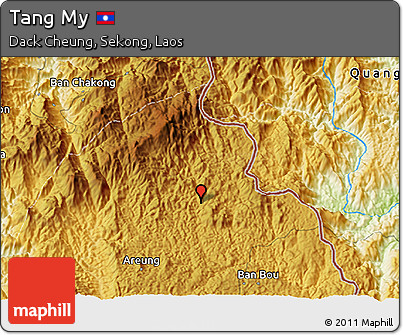 Physical 3D Map of Tang My