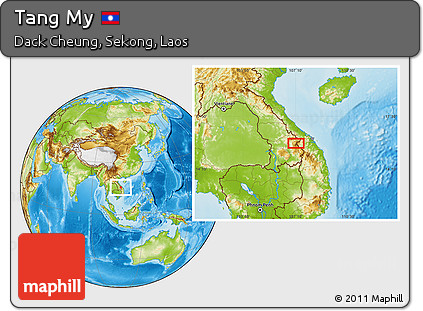 Physical Location Map of Tang My