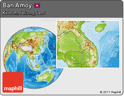 Physical Location Map of Ban Amoy