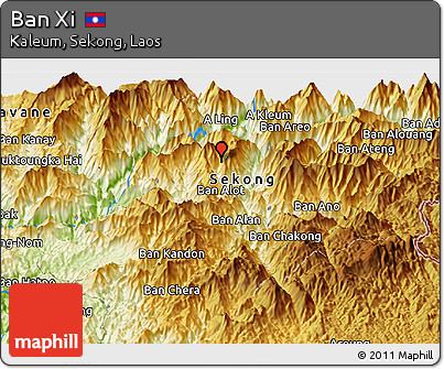 Physical Panoramic Map of Ban Xi