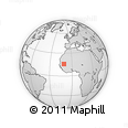 Outline Map of the Area around 15° 48' 18" N, 10° 58' 29" W, rectangular outline