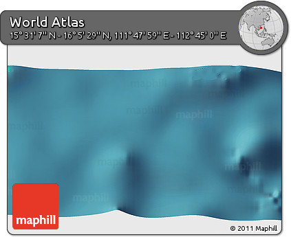 Satellite 3D Map of the Area around 15° 48' 18" N, 112° 16' 30" E