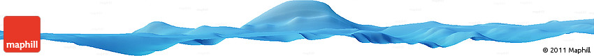 Shaded Relief Horizon Map of the Area around 15° 48' 18" N, 112° 7' 30" W