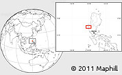 Blank Location Map of the area around 15° 48' 18" N, 119° 55' 30" E