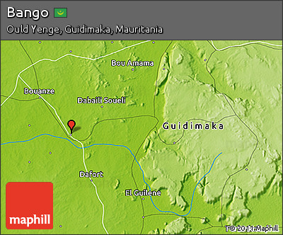 Physical 3D Map of Bango