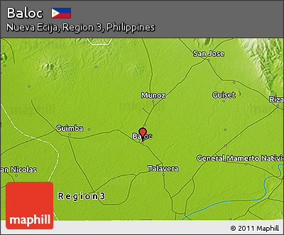 Physical 3D Map of Baloc