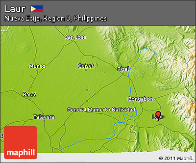 Physical 3D Map of Laur