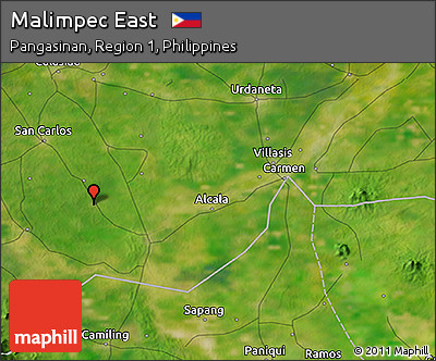 Satellite 3D Map of Malimpec East