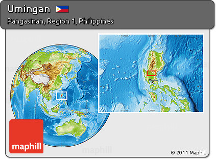 Physical Location Map of Umingan