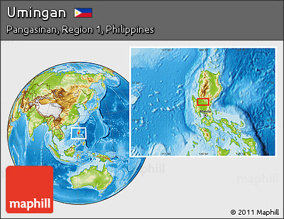Physical Location Map of Umingan