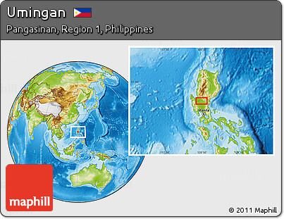 Physical Location Map of Umingan