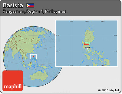 Savanna Style Location Map of Basista