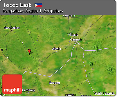 Satellite Map of Tococ East