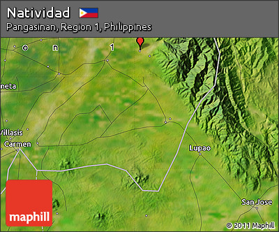 Satellite Map of Natividad
