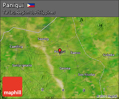 Vicinity Map Of Paniqui Tarlac Free Satellite Map Of Paniqui