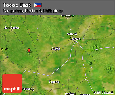 Satellite Map of Tococ East