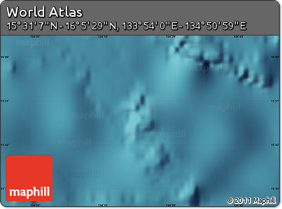 Satellite Map of the Area around 15° 48' 18" N, 134° 22' 30" E