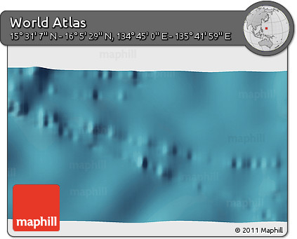 Satellite 3D Map of the Area around 15° 48' 18" N, 135° 13' 29" E