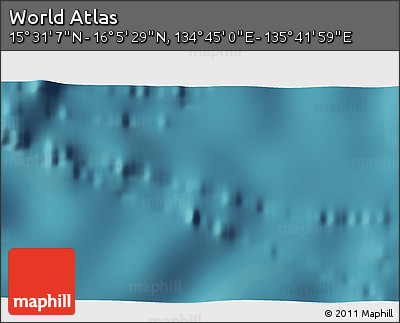 Satellite 3D Map of the Area around 15° 48' 18" N, 135° 13' 29" E
