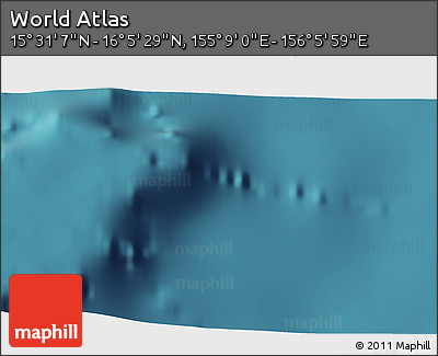Satellite 3D Map of the Area around 15° 48' 18" N, 155° 37' 30" E