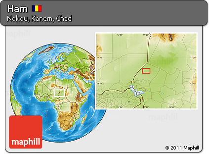 Physical Location Map of Ham