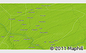 Physical 3D Map of the area around 15° 48' 18" N, 15° 13' 29" W