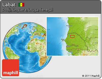 Physical Location Map of Labat