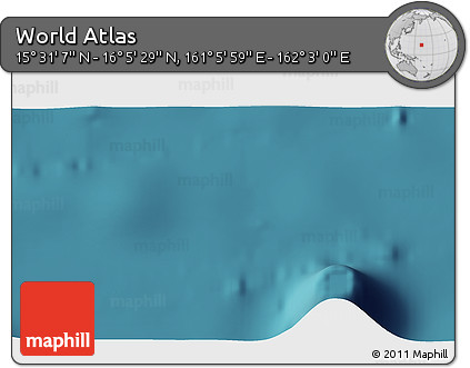 Satellite 3D Map of the Area around 15° 48' 18" N, 161° 34' 29" E