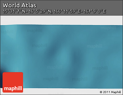 Satellite 3D Map of the Area around 15° 48' 18" N, 166° 40' 30" E