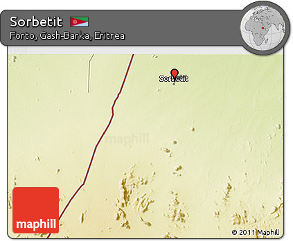 Physical 3D Map of Sorbetit
