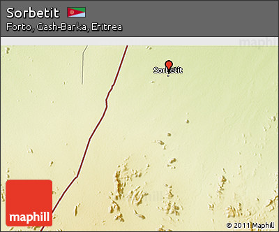 Physical 3D Map of Sorbetit