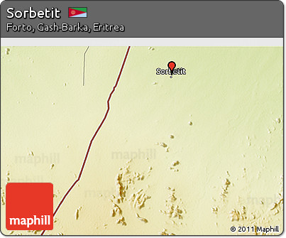 Physical 3D Map of Sorbetit