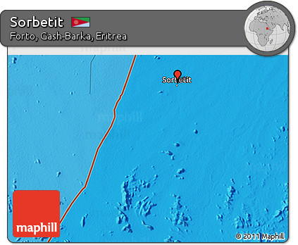 Political 3D Map of Sorbetit
