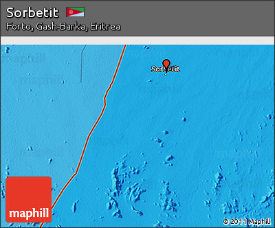 Political 3D Map of Sorbetit