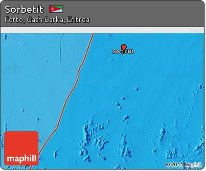 Political 3D Map of Sorbetit