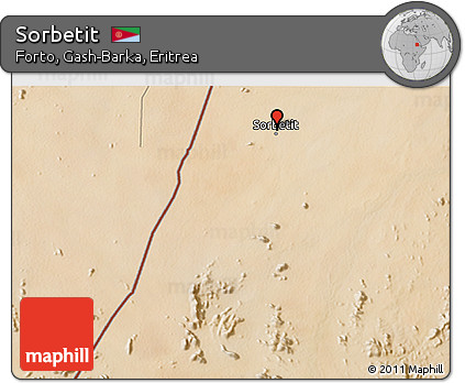 Satellite 3D Map of Sorbetit