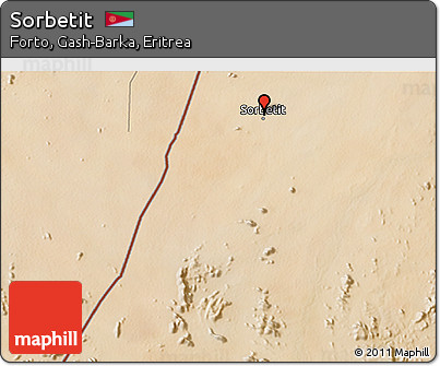 Satellite 3D Map of Sorbetit