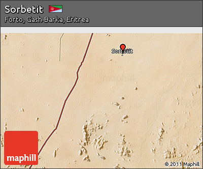 Satellite 3D Map of Sorbetit
