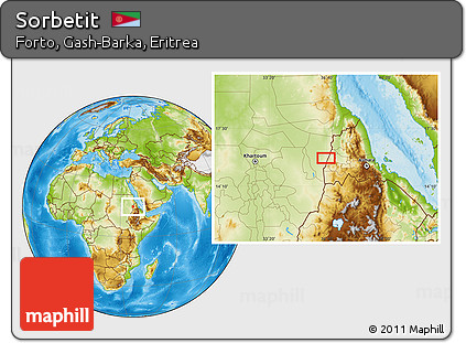 Physical Location Map of Sorbetit