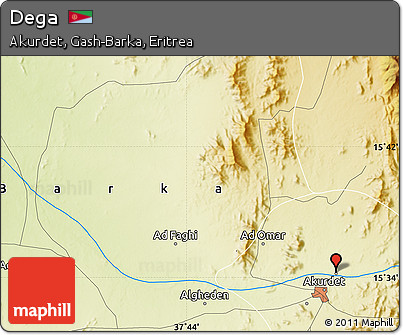 Physical Map of Dega