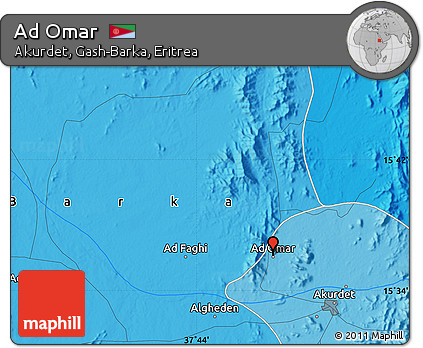 Political Map of Ad Omar