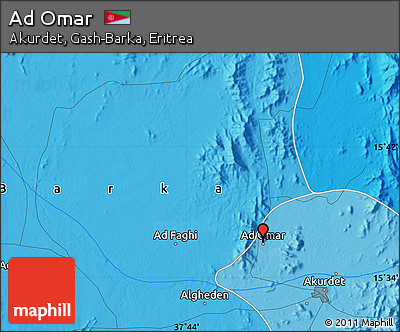 Political Map of Ad Omar