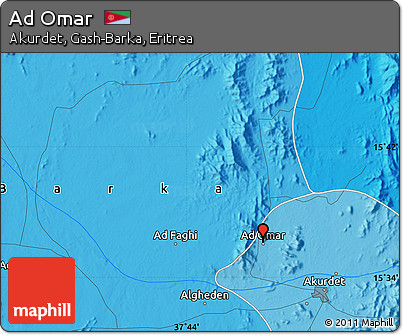 Political Map of Ad Omar