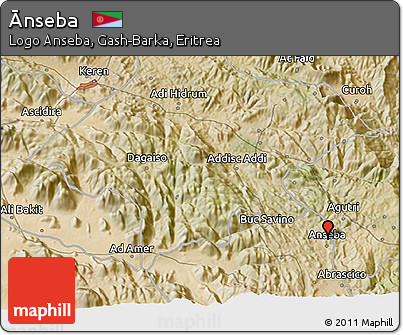 Satellite 3D Map of Ānseba