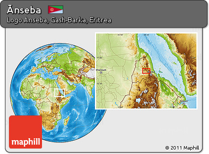 Physical Location Map of Ānseba