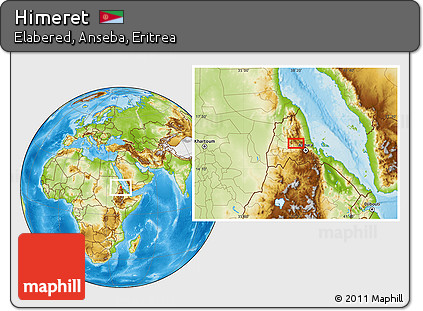 Physical Location Map of Himeret